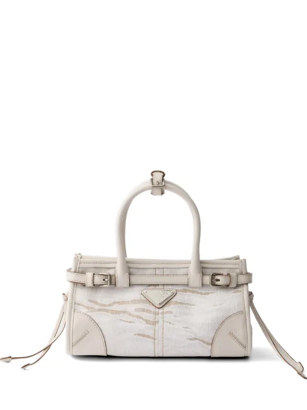 Liquorbrand Bonneville グリッターハンドバッグ Prada Bonnie ハンドバッグ S | ニュートラル | FARFETCH JP