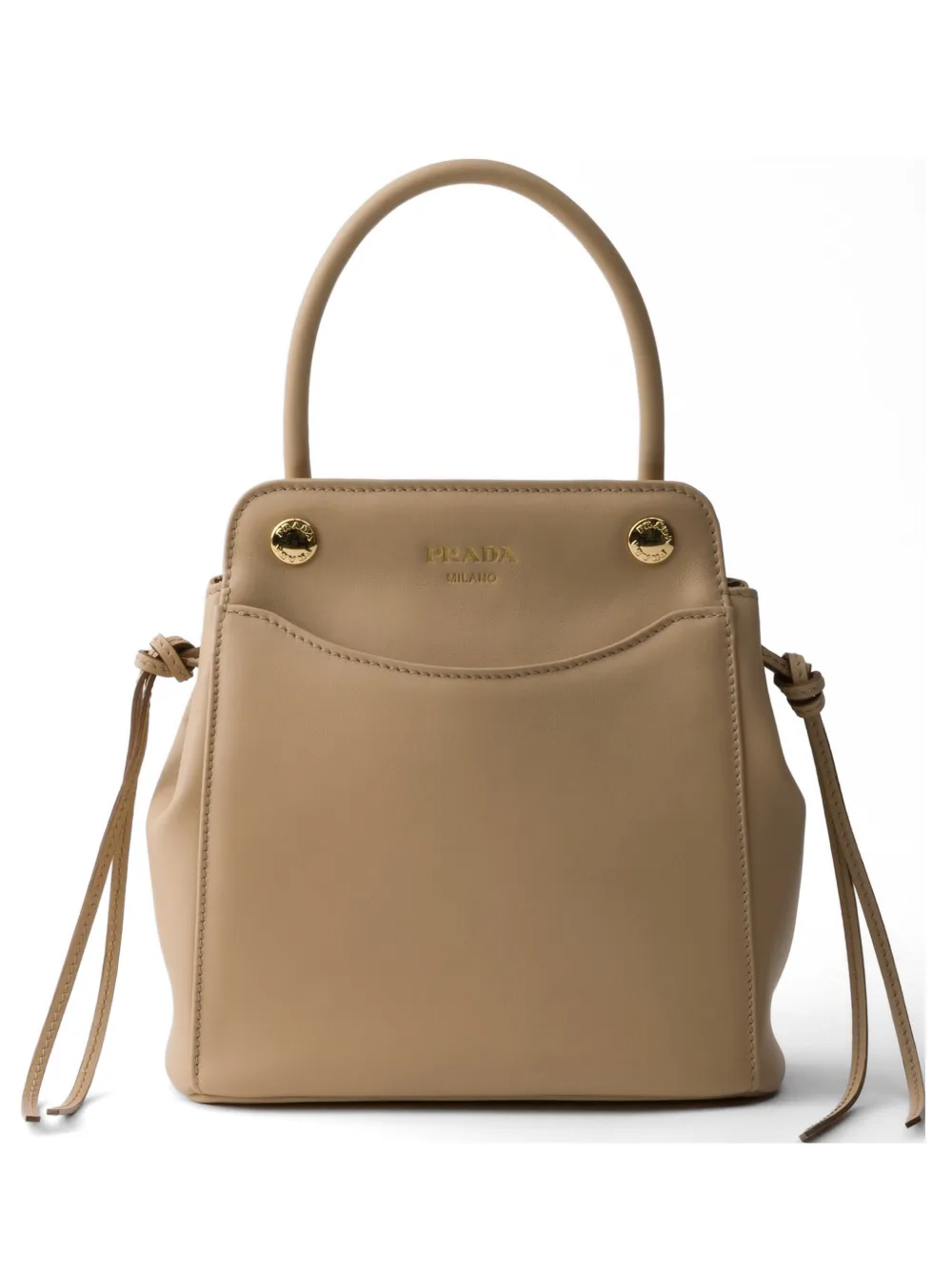 Prada Carry mini leather handbag - Neutrals