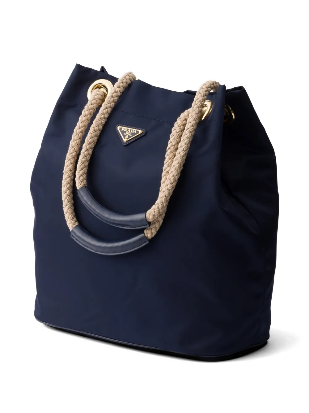 Prada Mariner Re-Nylon grote bucket-tas Blauw