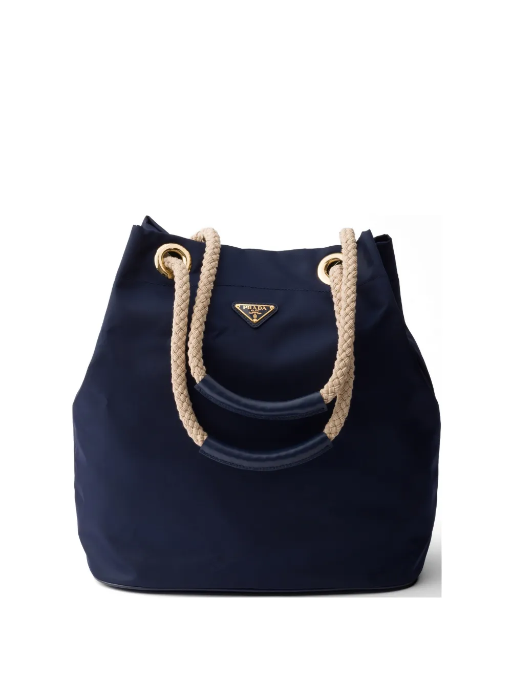 Prada Mariner large Re-Nylon bucket bag - Blau