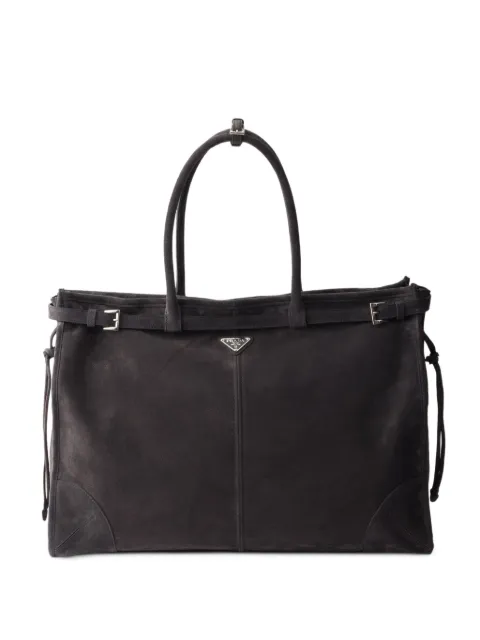 Prada Bonnie suede tote bag
