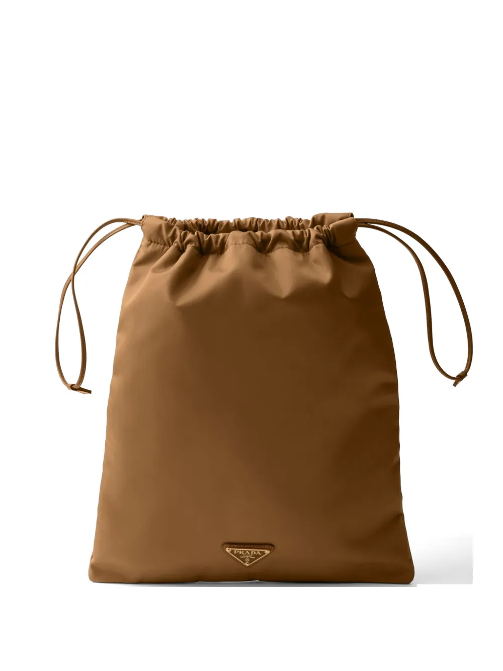 Prada Wish Re-Nylon pouch - Marrone