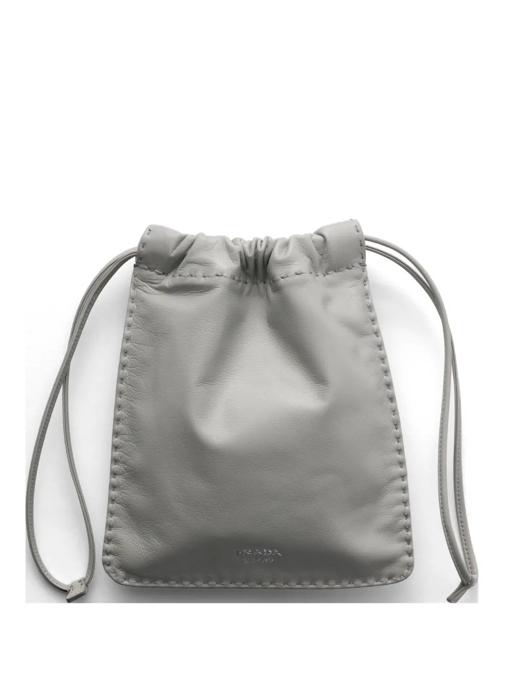 Prada nappa-leather smartphone pouch - Grigio