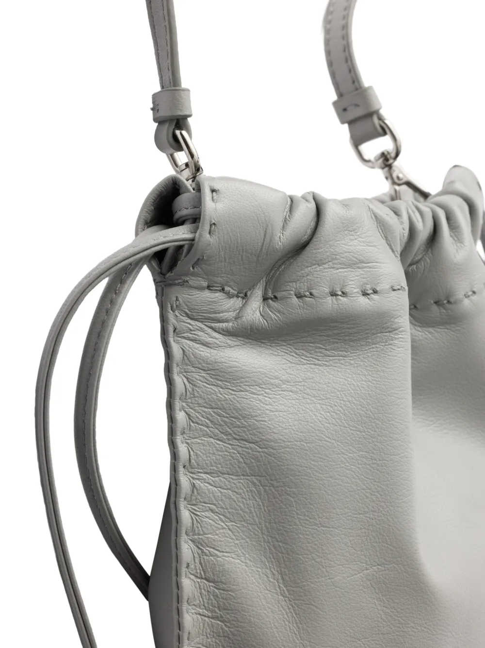Prada Nappa leren smartphone hoesje Grijs