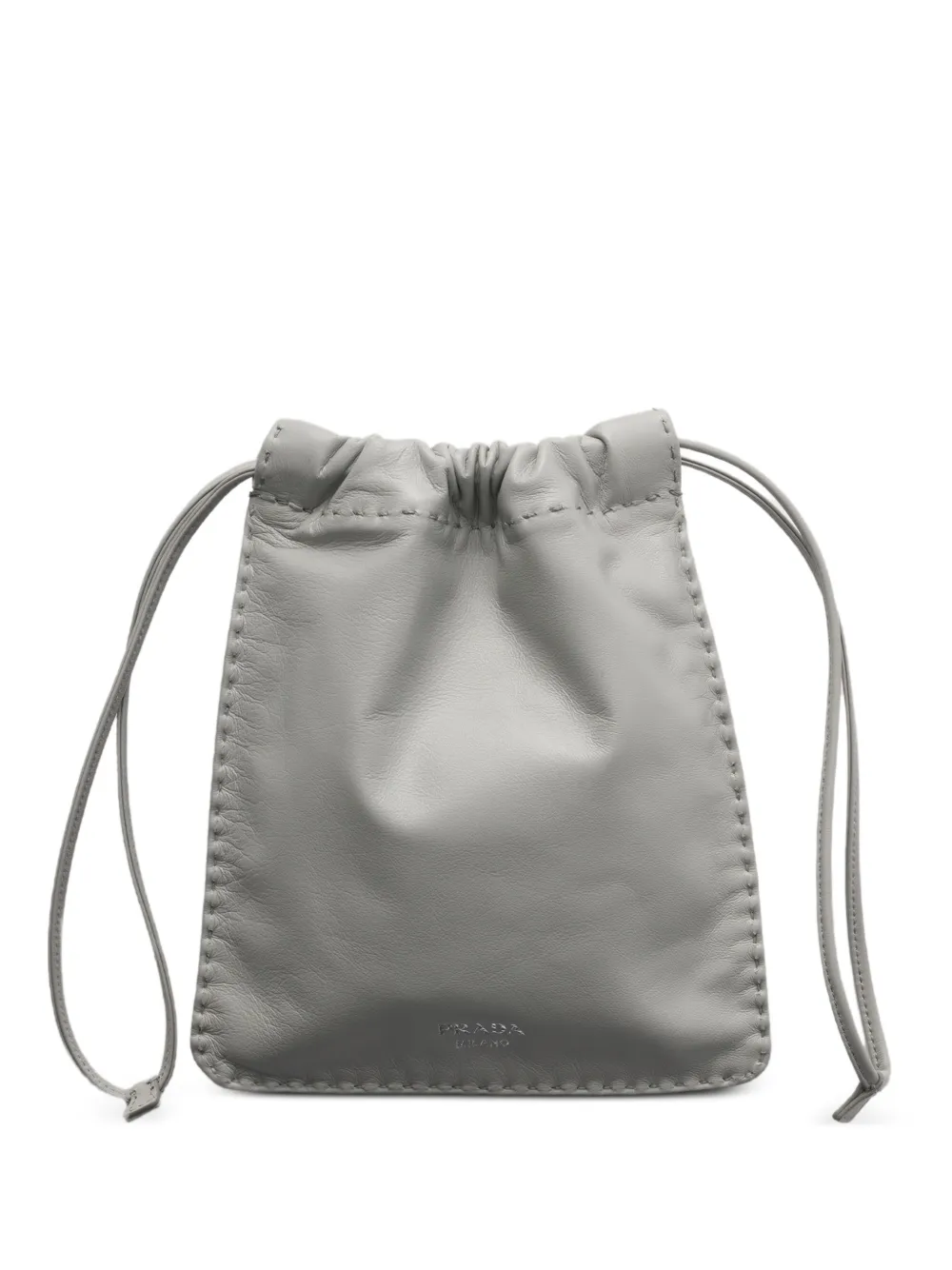 Prada nappa-leather smartphone pouch - Grigio