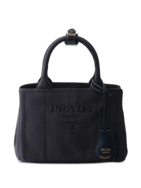Prada Jardinière cotton canvas mini-bag
