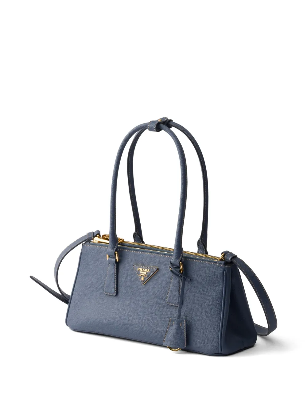 Prada Galleria Saffiano leren shopper Blauw