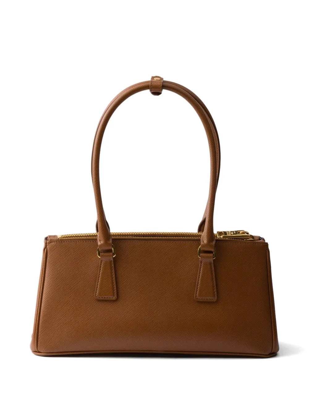 Prada ガレリア サフィアーノレザー バッグ M | ブラウン | FARFETCH JP