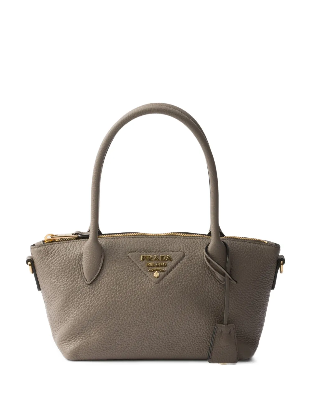 Prada leather mini handbag - Grigio