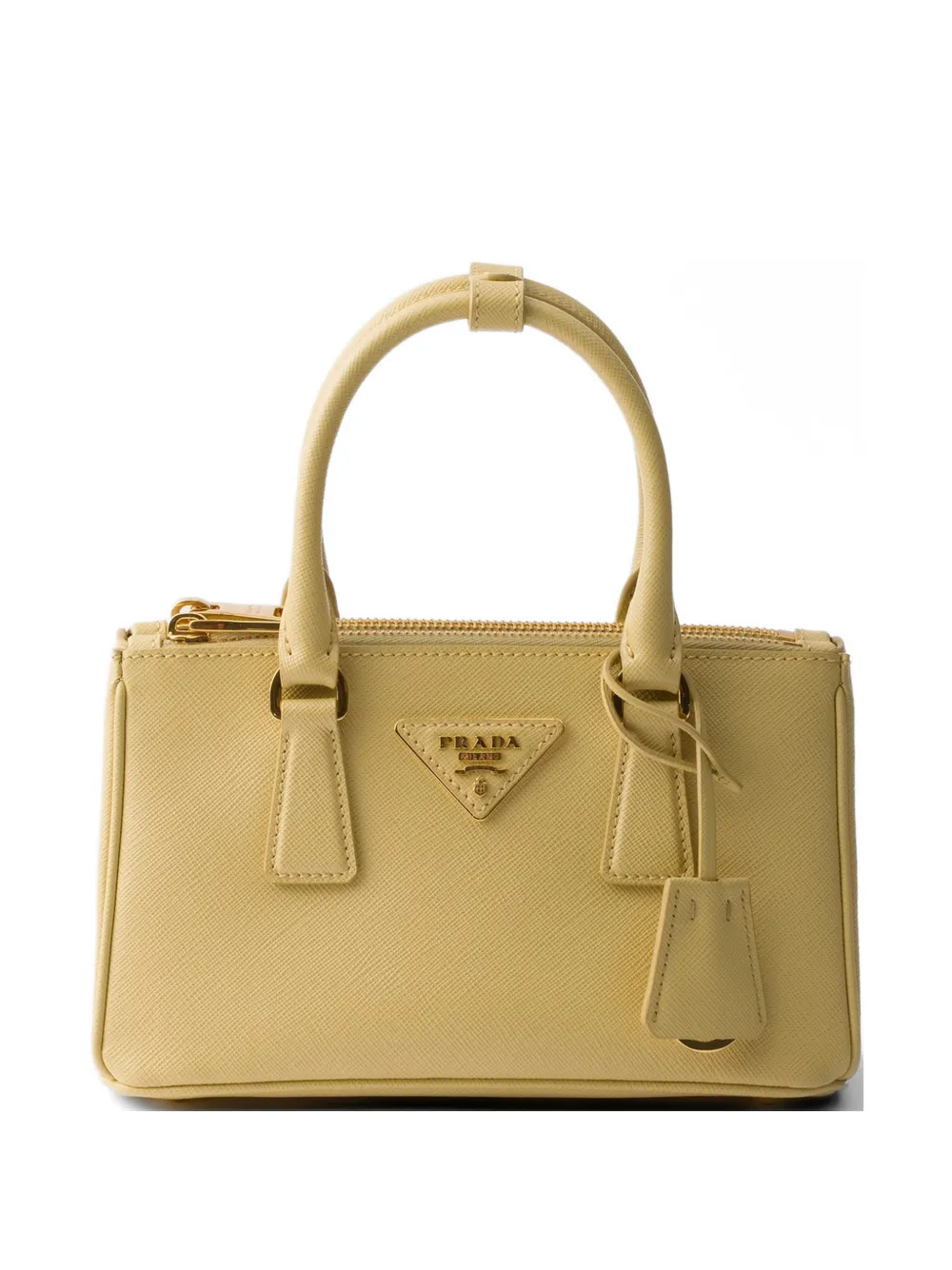 Prada Galleria mini Saffiano leather bag - Giallo