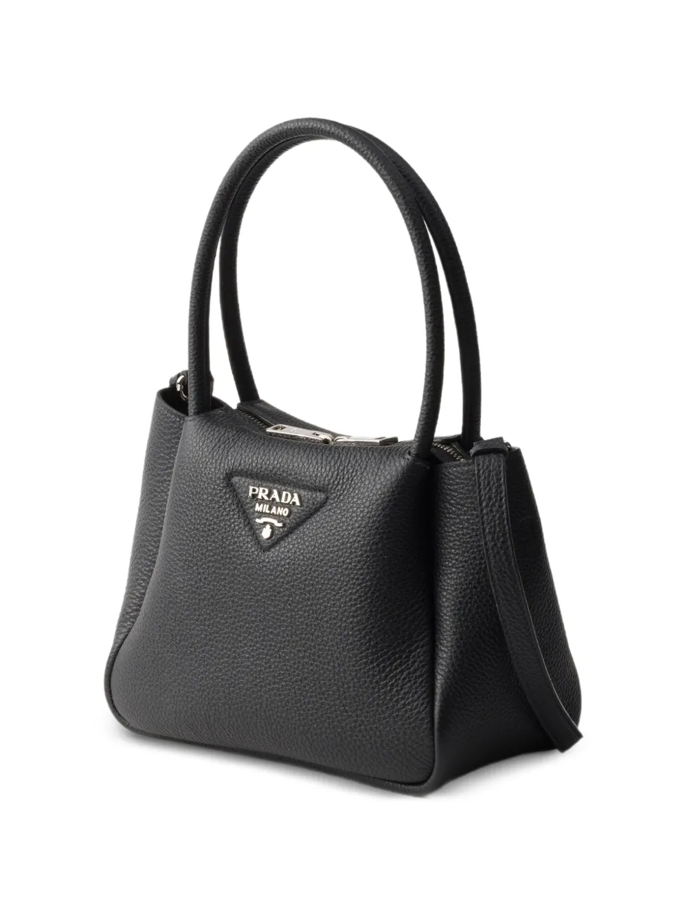 Prada Liaison kleine leren handtas Zwart