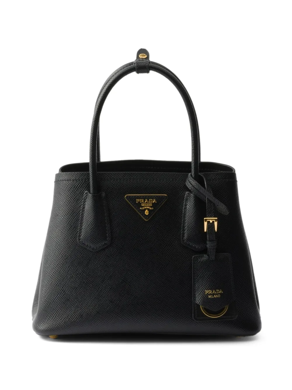 Prada Double small Saffiano leather bag - Nero