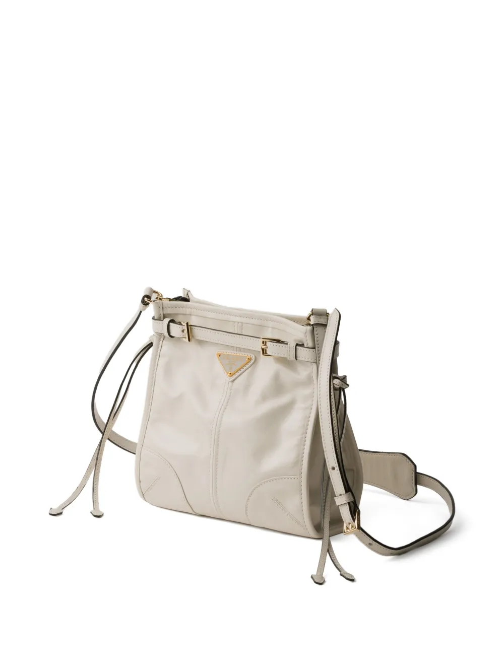 Prada Bonny leren mini-schoudertas Wit