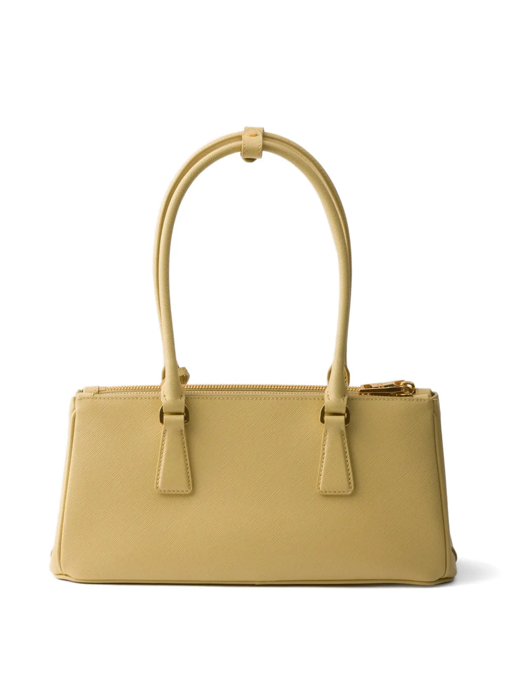 Prada Galleria Saffiano leren shopper Geel