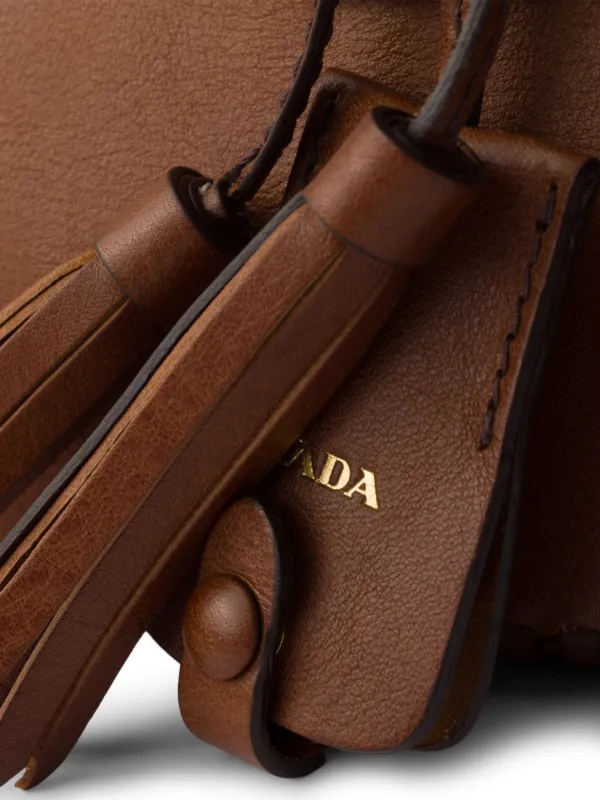 Prada Galleria Medium Leather Bag | Brown | FARFETCH