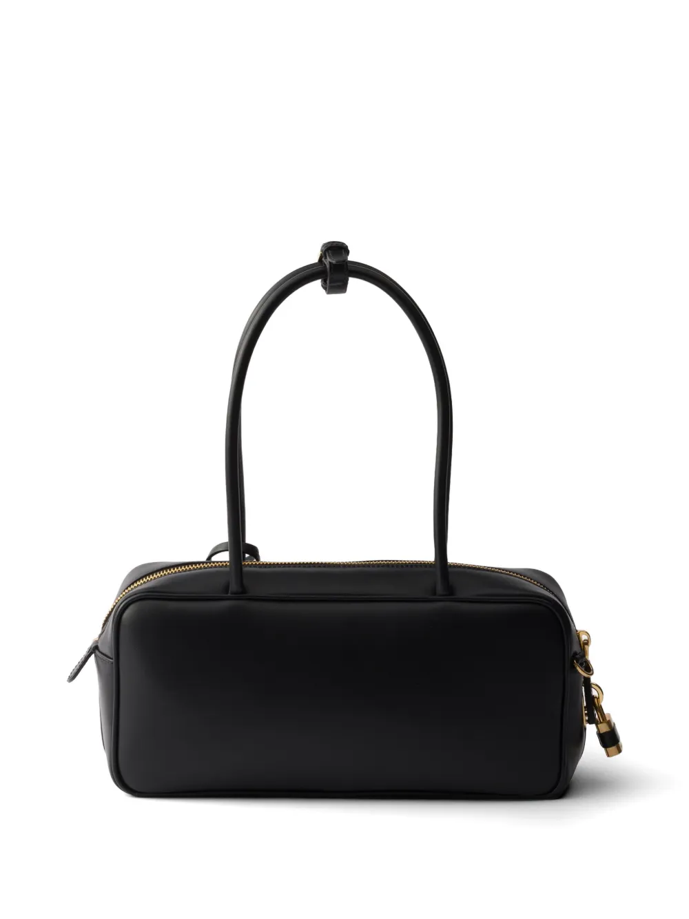 Prada Leren shopper Zwart