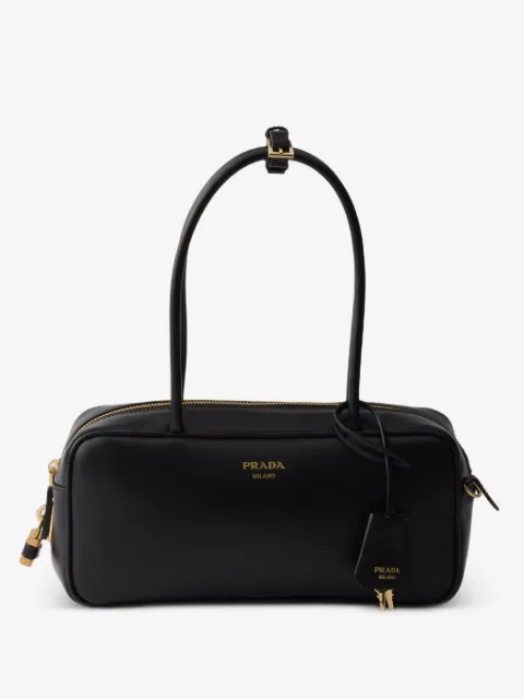 Prada medium leather top-handle bag