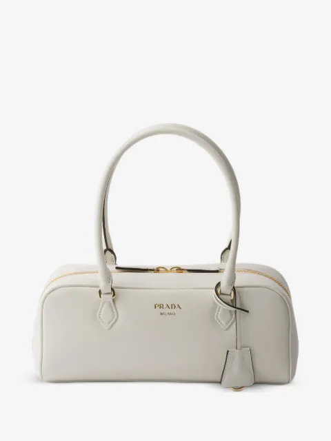 Prada medium leather top-handle bag