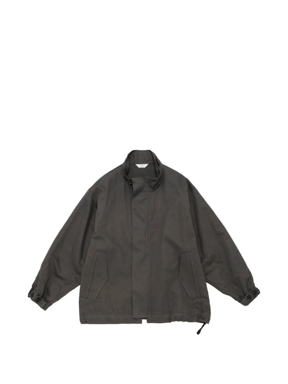 Still by Hand stand-collar jacket - Grigio