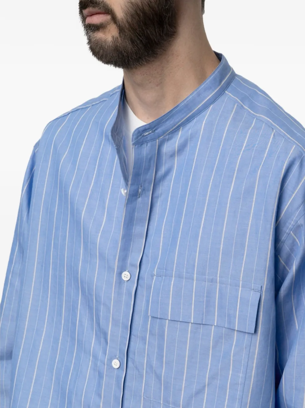  Still By Hand Camisa A Rayas - Azul 