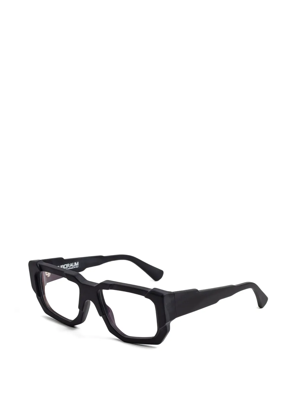 Kuboraum Maske K61 bril met geometrisch montuur Zwart