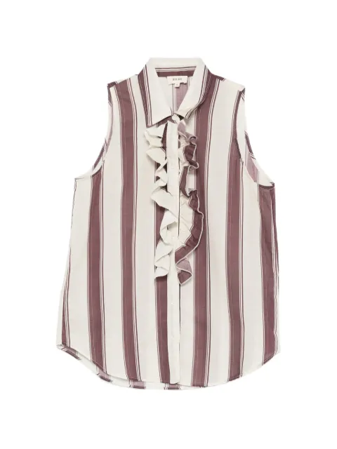 Diega ruffled striped blouse