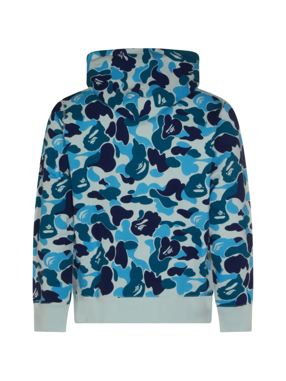 BAPE BLACK by *A BATHING APE Hoodie met camouflageprint en logoprint Blauw