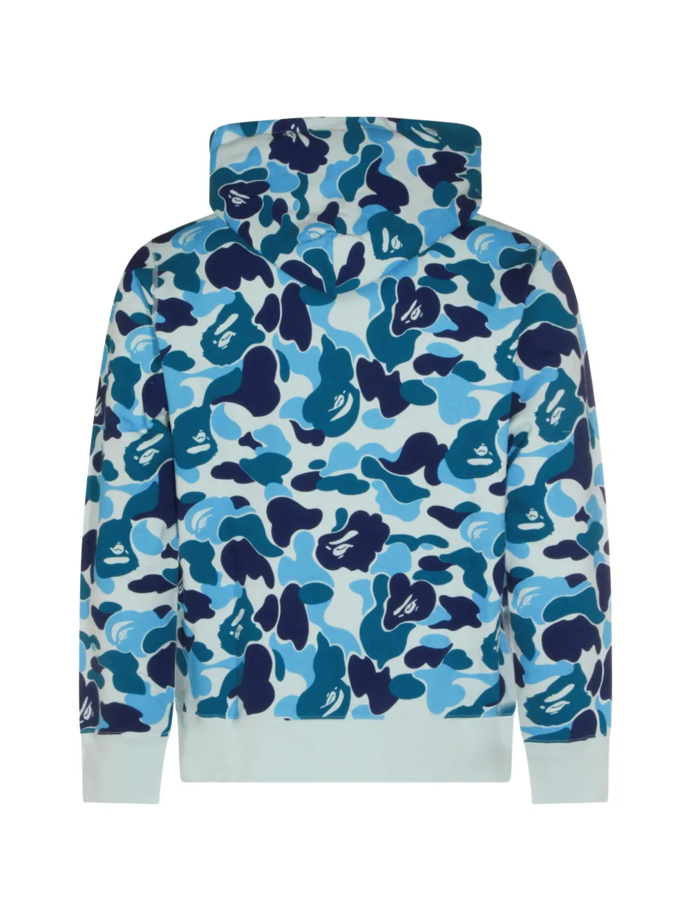 BAPE BLACK by *A BATHING APE Hoodie met camouflageprint en logoprint Blauw