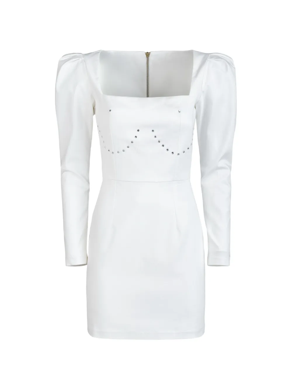 Catalina Diamond rhinestone-embellished mini dress - Bianco