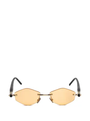 Kuboraum H11 Sunglasses | Gold | FARFETCH RO