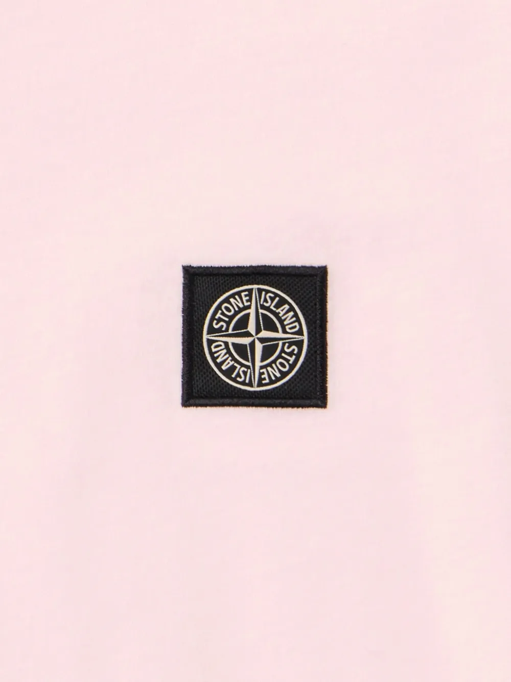 Stone Island Junior T-shirt met Compass-logopatch Roze