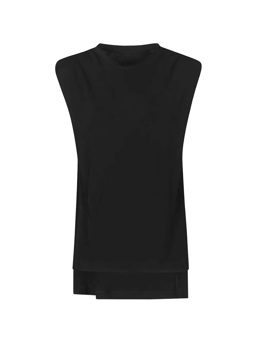 Petar Petrov sleeveless layered T-shirt - Schwarz