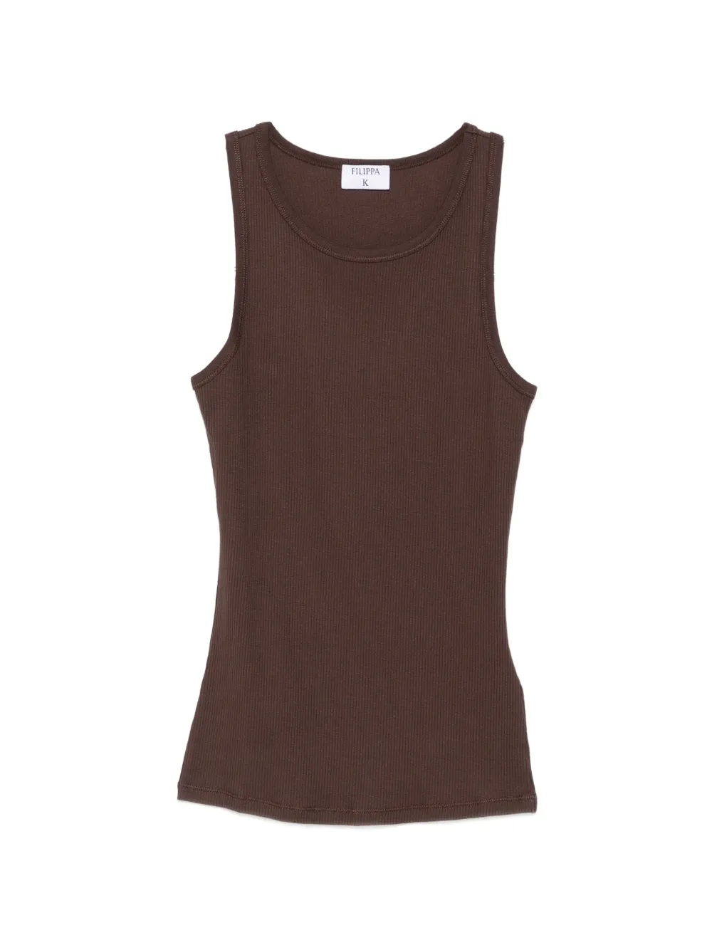 Filippa K ribbed tank top - Marrone