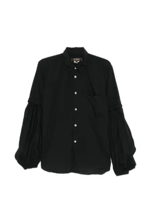 BLACK COMME des GARCONS Shirt ポケット シャツ Black Comme Des Garçons パッチポケット シャツ | ブラック | FARFETCH JP