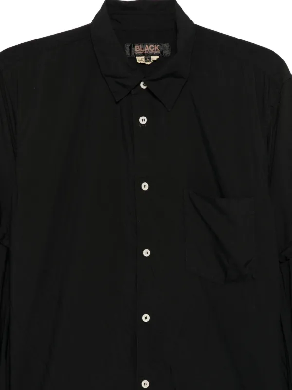 m*o様 Comme des Garçons バルーンスリーブ ブラックシャツ Black Comme Des Garçons balloon-sleeve button-up Shirt | Black
