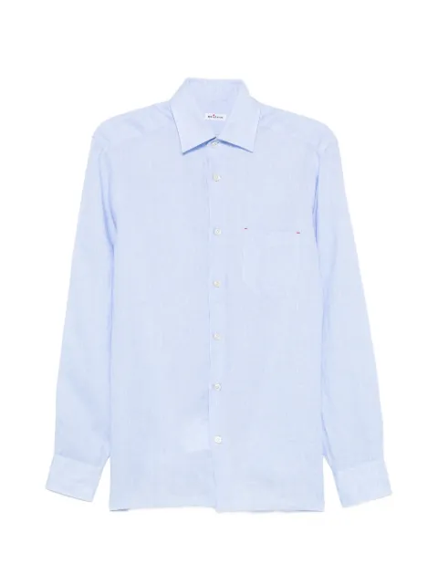Kiton chest-pocket shirt