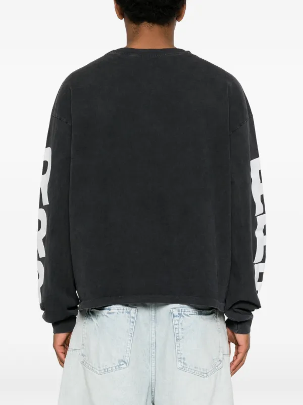 RRR123 グラフィック ロングTシャツ | ブラック | FARFETCH JP