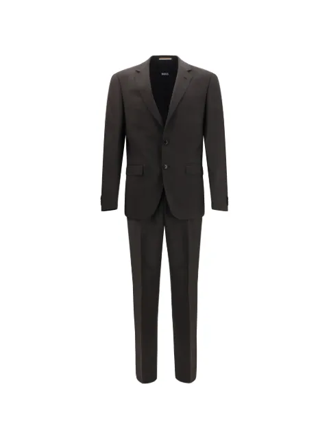 BOSS single-breasted wool suit