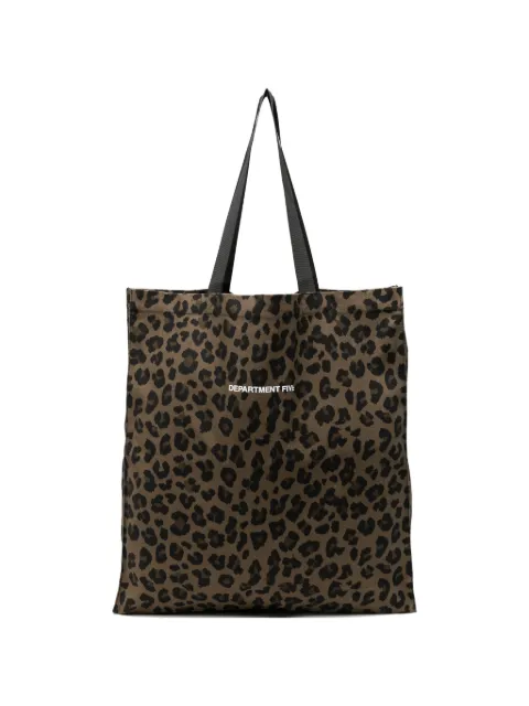 Department 5 Schoudertas met luipaardprint