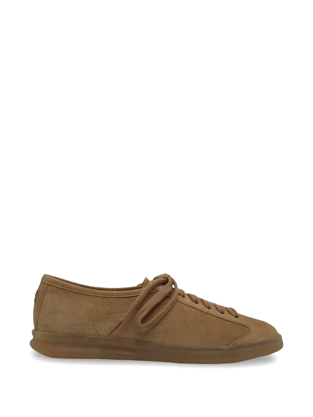 Henderson Baracco Suede Lace-up Sneakers In Brown