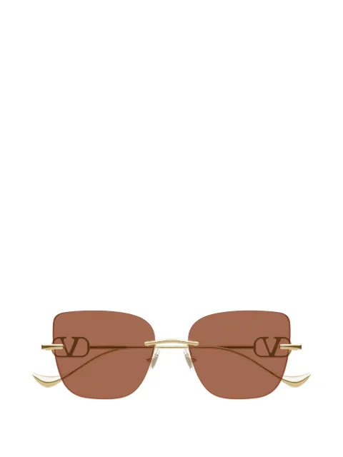 VALENTINO GARAVANI EYEWEAR VLogo rimless sunglasses