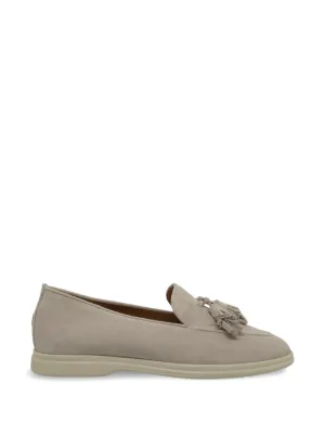Santoni スエード ローファー | ニュートラル | FARFETCH JP