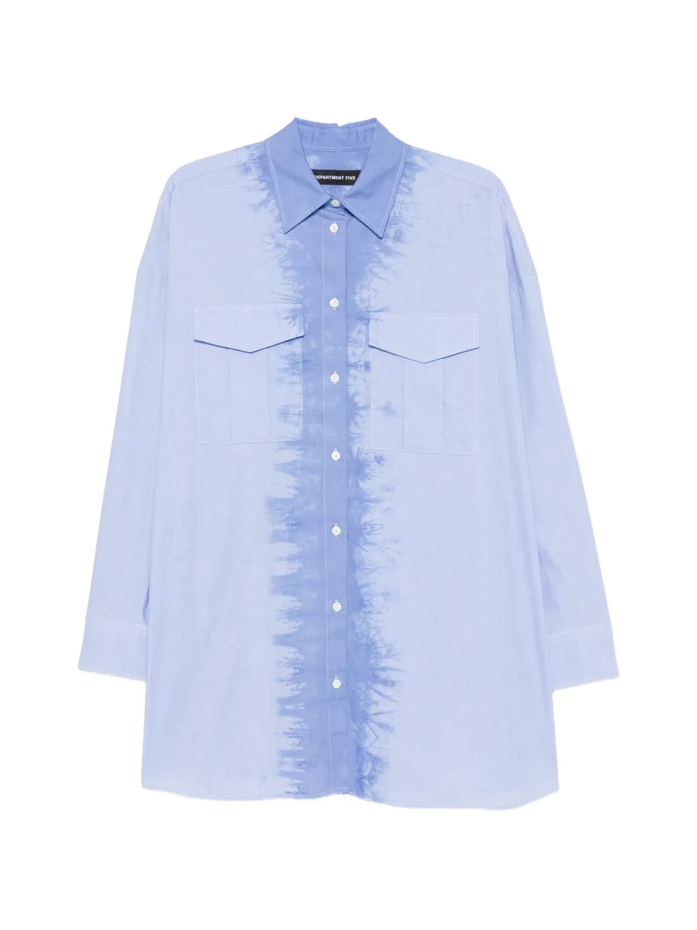Department 5 flap-pocket shirt - Blu