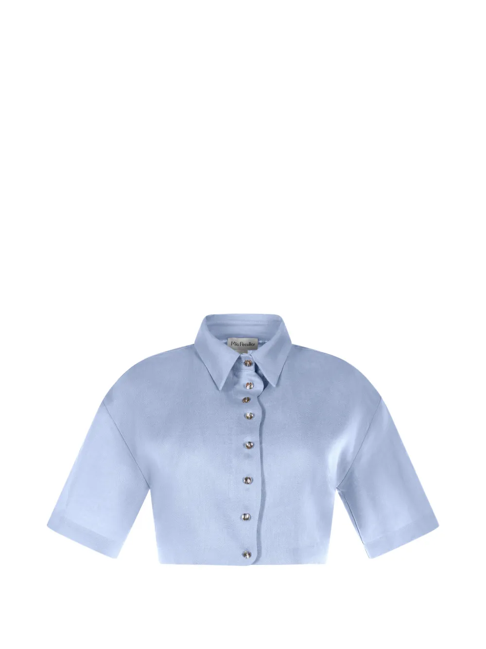 Mia Peculiar Hemd mit Wellendetail - Blau