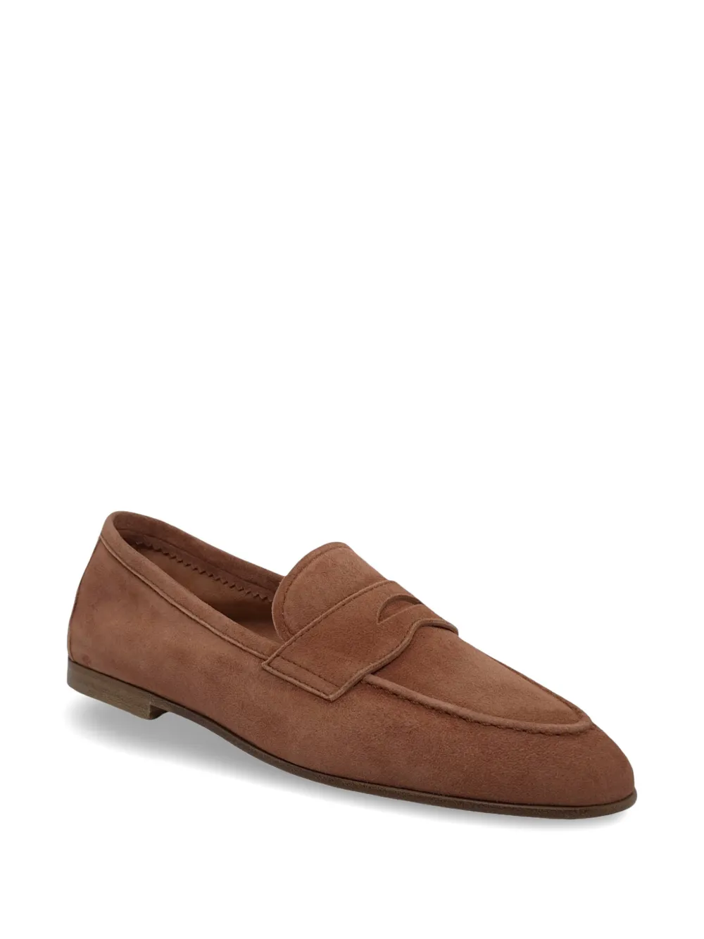 Henderson Baracco suede penny loafers Bruin