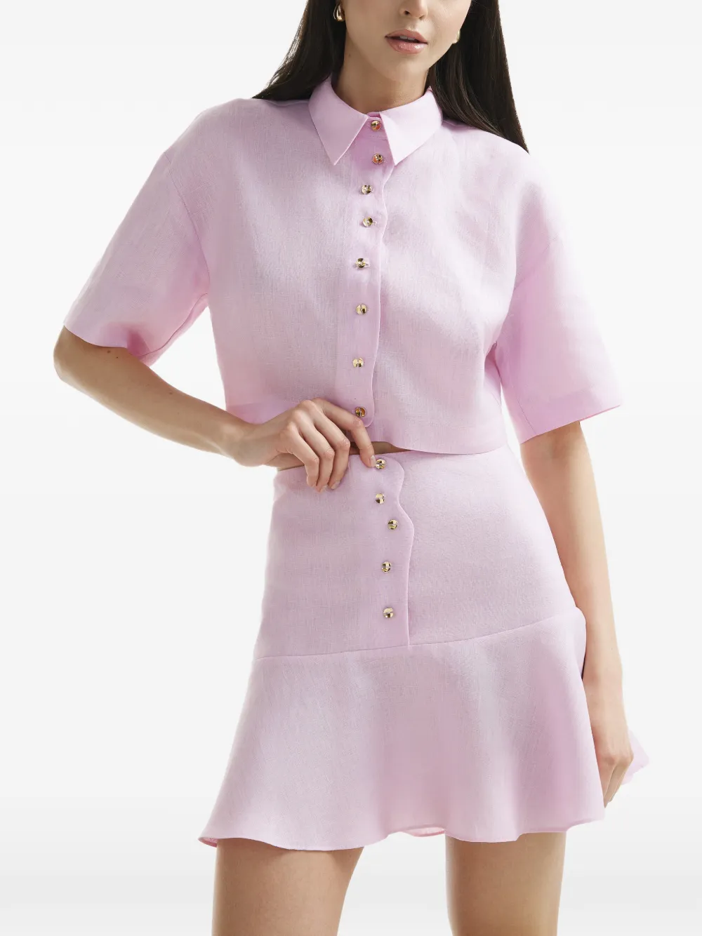 Mia Peculiar Camicia con dettaglio - Rosa