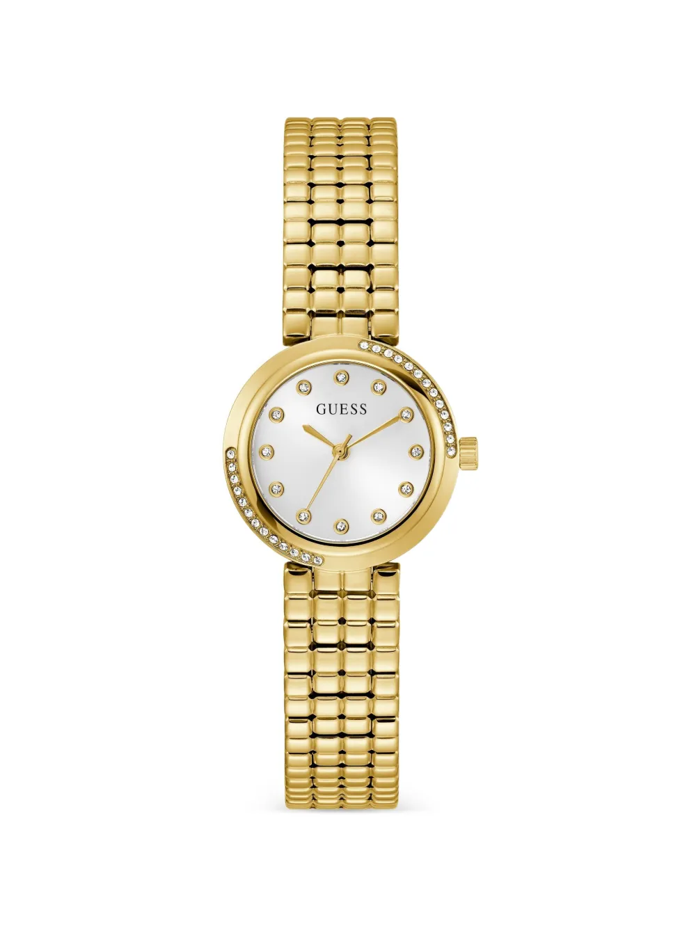 GUESS USA Orologio con cristalli 28mm - Bianco