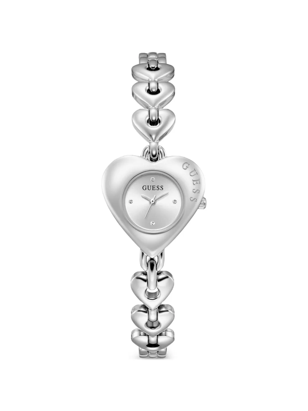 GUESS USA Orologio Valerie Heart 28mm - Argento