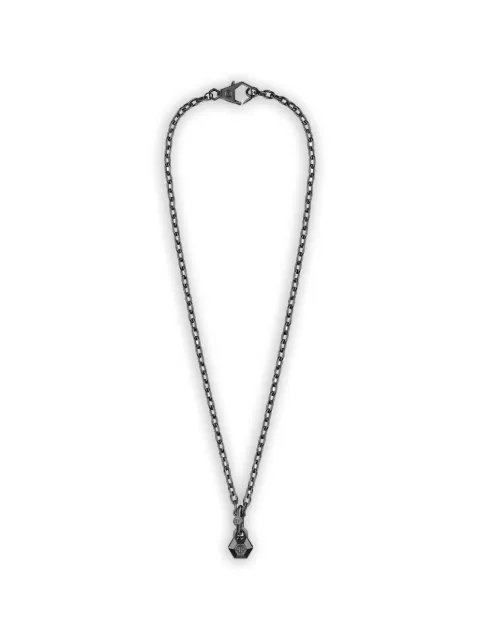 Philipp Plein collar Edge con colgante hexagonal