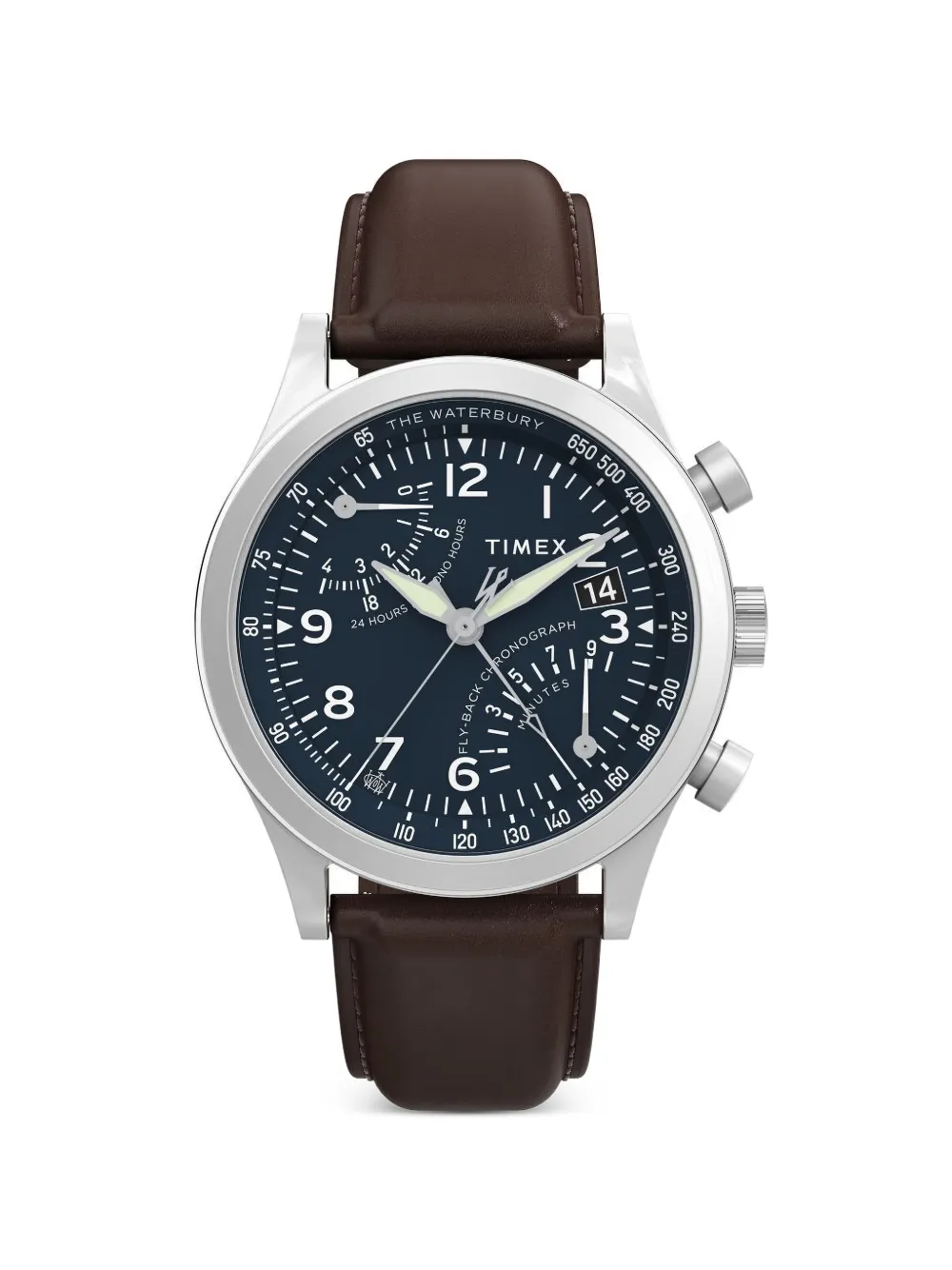 TIMEX Orologio Waterbury Traditional Fly Back 43mm - Blu